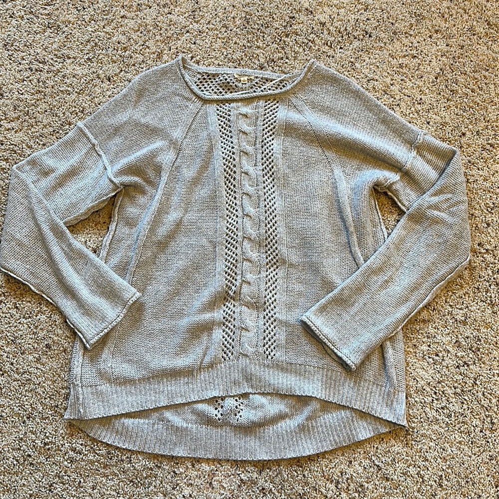 Cable knit sweater